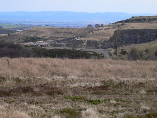Limestone quarry to the east of Llandegla Forest