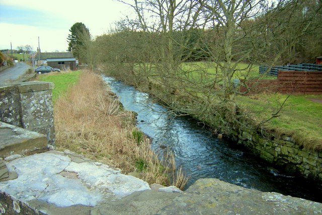 Vinny Water, Letham, Angus, looking... © Alan Morrison :: Geograph ...