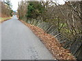 Collapsing fence near Corris