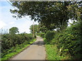 Minor road linking Talwrn with the B5110