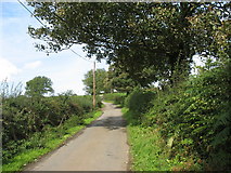 SH4878 : Minor road linking Talwrn with the B5110 by Eric Jones