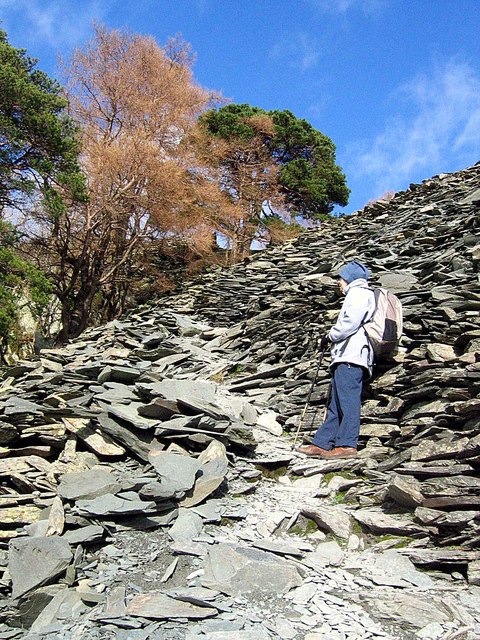 Footpath up Castle Crag