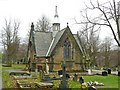 The chapel in Sowerby Bridge Cemetery