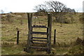 NS9872 : Stile on Witchcraig Hill by Morley Sewell