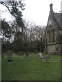 Gravestones in the churchyard of  Holy Trinity, Privett