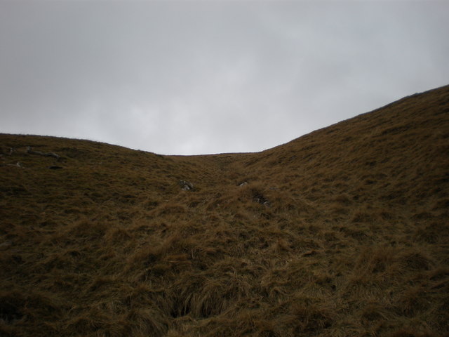 Steep Moorland above Creag Fhionnlaidh