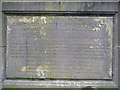 Plaque on Boy Bridge, Station Road, Luddenden Foot