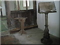 The lectern at St Peter ad Vincula, Colemore