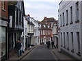 Along Church Street in Woodbridge