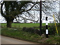 Signpost near Thickwood