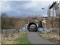 Footpath under the Midland Mainline