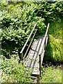 Footbridge across Nant Cou, near Tregaron, Ceredigion