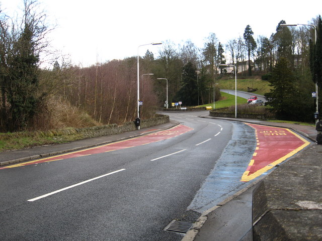 The main road through Torryburn