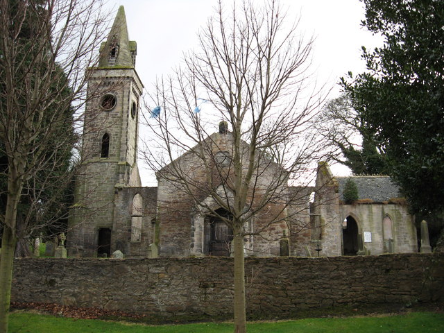 The ruins of Carriden old church