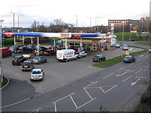 SD9105 : Tesco Fuel Station Oldham by Paul Anderson