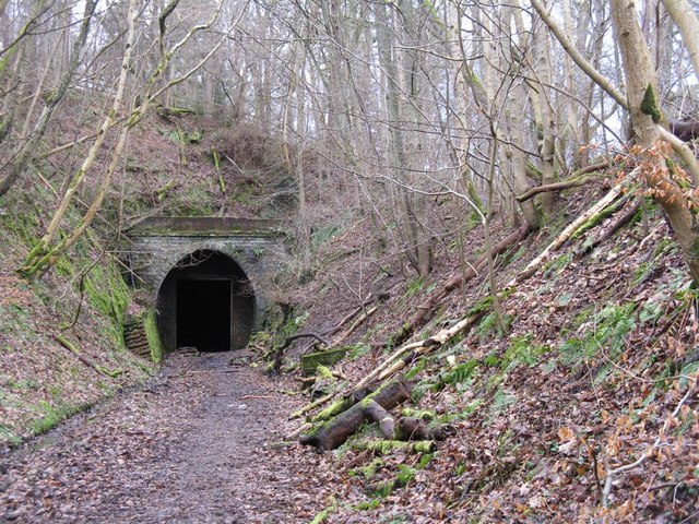 Eastern portal of the South Park Wood... © M J Richardson cc-by-sa/2.0 ...