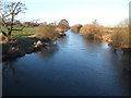 SK1037 : River Dove near Combridge by Peter Taylor