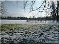 Churchfields Recreation Ground (snow scene)