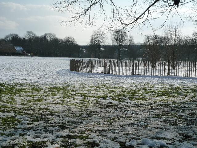 Churchfields Recreation Ground (snow scene)