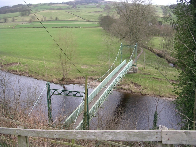 Footbridge over the River Wharfe - Bark Lane