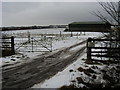 Wintery Barn