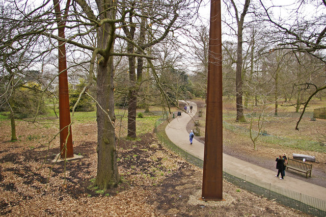 View from the Xstrata Treetop Walkway and Rhizotron, Kew Gardens, Surrey