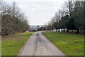 Footpath and road on Longwood Estate