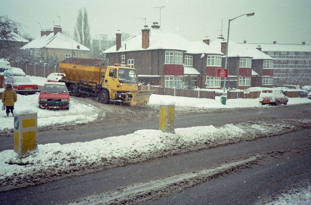 Forest Hill Road - Winter 1991