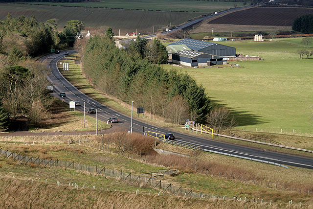 The A68 at Soutra