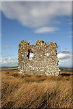 NT4259 : The remains of Fala Luggie Tower by Walter Baxter