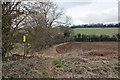 Footpath south of Whiteflood Farmhouse