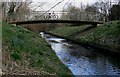 Footbridge across the Saffron Brook