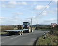 ST7245 : 2009 : Tractor and trailer at the crossroads by Maurice Pullin