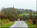 Approaching Linton from the north-west