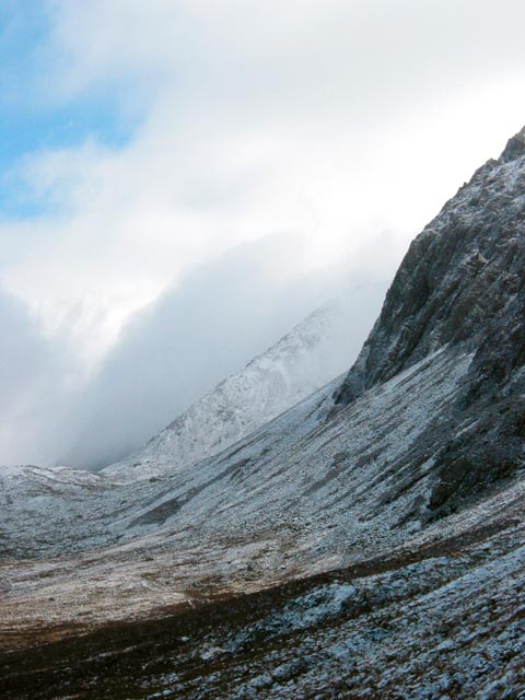 Scarp of Cadair Idris, winter.