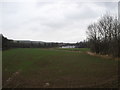 Looking over freshly planted fields