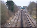 Railway leading to Lenham Station