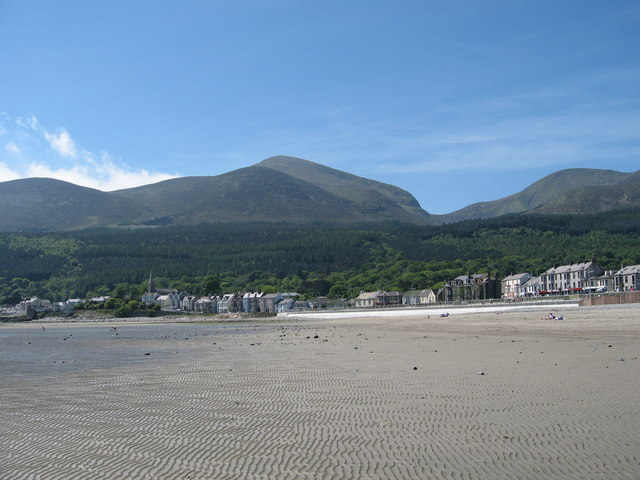 The Mourne Mountains From Newcastle Beach