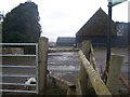 Footpath crosses Chegworth Road