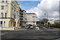 A2102 meets Grand Parade, western end of Warrior Square