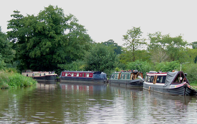 Trent and Mersey Canal at Great Haywood, Staffordshire