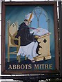 Sign for the Abbots Mitre