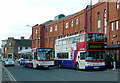 Bus stops and Police Station, Bilston Street, Wolverhampton