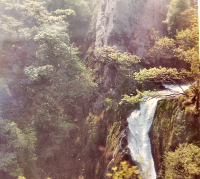 Waterfall above Llanberis