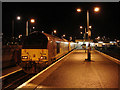 NN1074 : Night-time scene at Fort William Station by John Lucas
