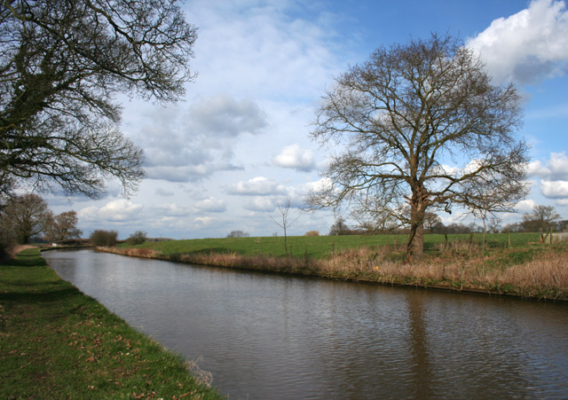 Shropshire Union Canal in early spring