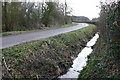 Country lane and Ditch