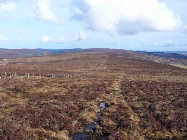 Looking towards Cairn o'Mount from Whitelaws