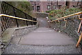 Steps leading from Wellbraehead, Forfar to Goosecroft