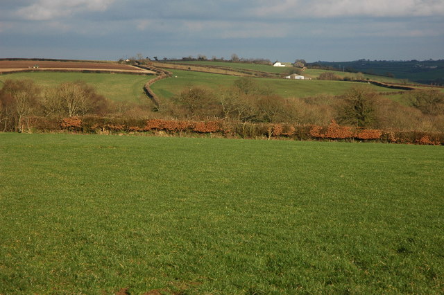 Farmland above the Dalch Valley